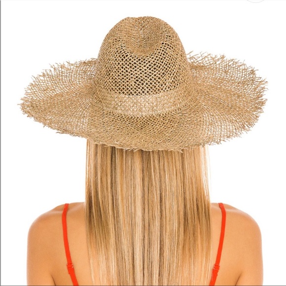 Seagrass Fedora Casual Fringe Sun Beach Hat Wide Brim Cap - Picture 2 of 12